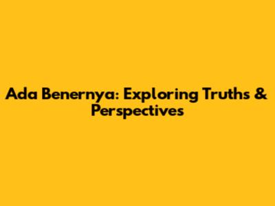 Ada Benernya: Exploring Truths & Perspectives