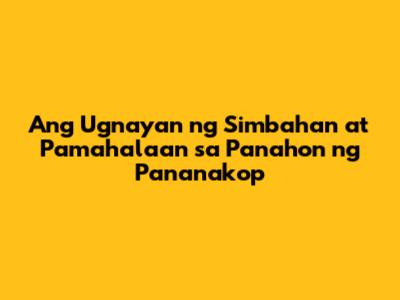 Ang Ugnayan ng Simbahan at Pamahalaan sa Panahon ng Pananakop