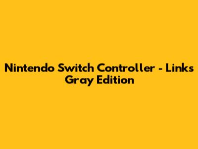 Nintendo Switch Controller - Links Gray Edition