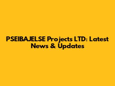PSEIBAJELSE Projects LTD: Latest News & Updates
