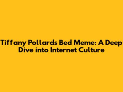 Tiffany Pollard's Bed Meme: A Deep Dive into Internet Culture