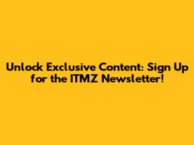 Unlock Exclusive Content: Sign Up for the ITMZ Newsletter!